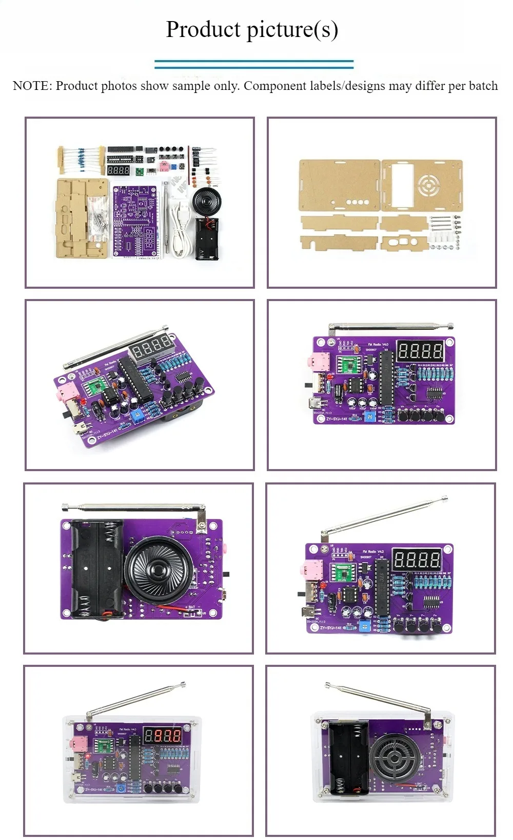 DIY FM Radio Kit 87-108MHz Digital Display RDA5807S Soldering Project