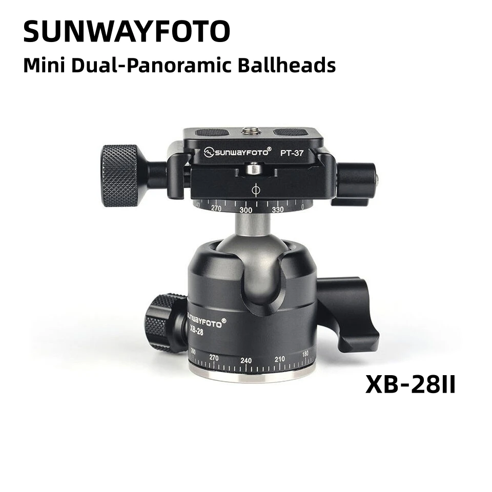 Sunwayfoto XB-28II PMB-18 XB-25 Panning Micro Ball Head Easy Inverted Mini Ballhead with QR Plate Tripod Stand With Ball Head