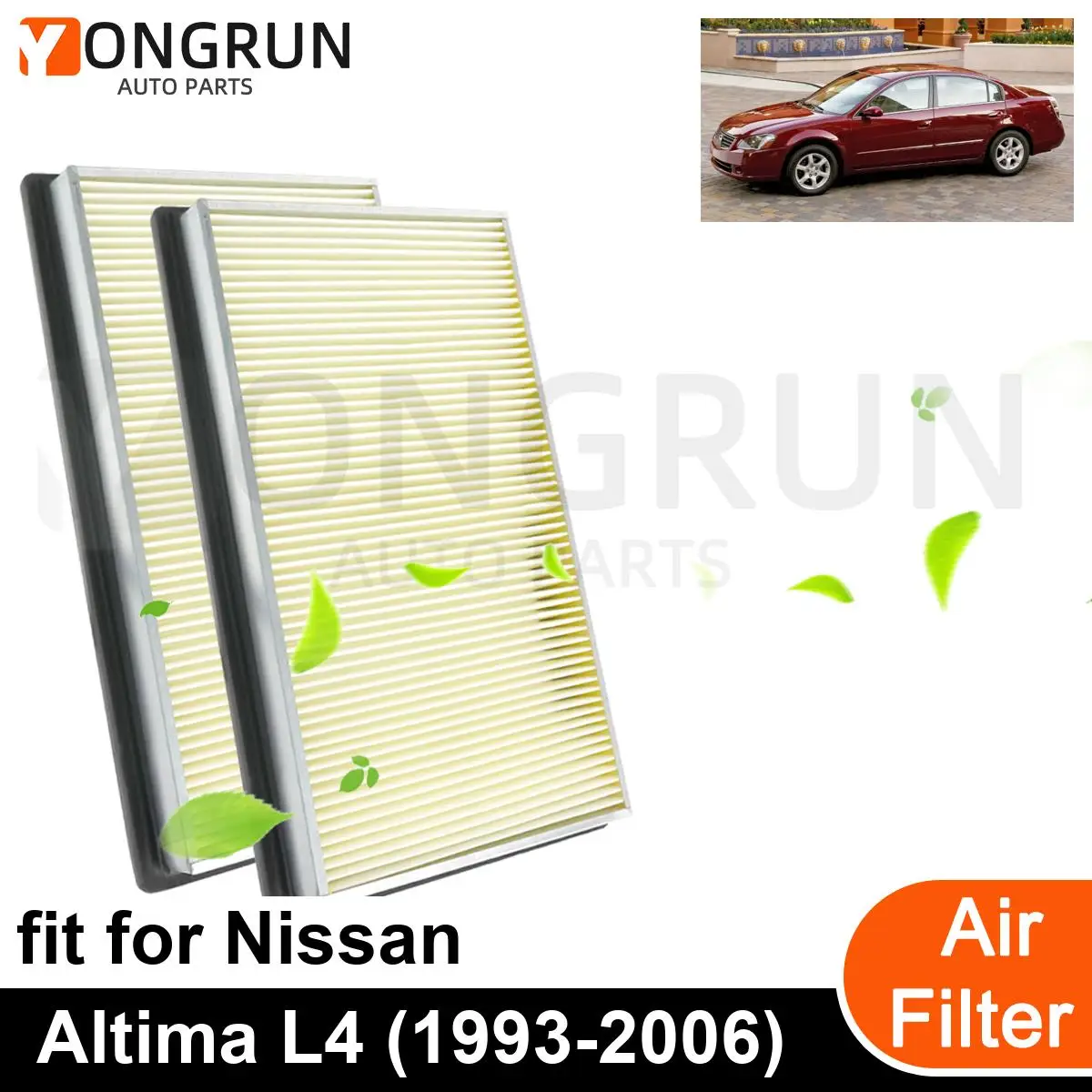 

Новые автомобильные фильтры двигателя, 2 шт., для Nissan Altima L4 1993-2006, автомобильные аксессуары OEM CA4309 16546-0Z000 16546-V0110