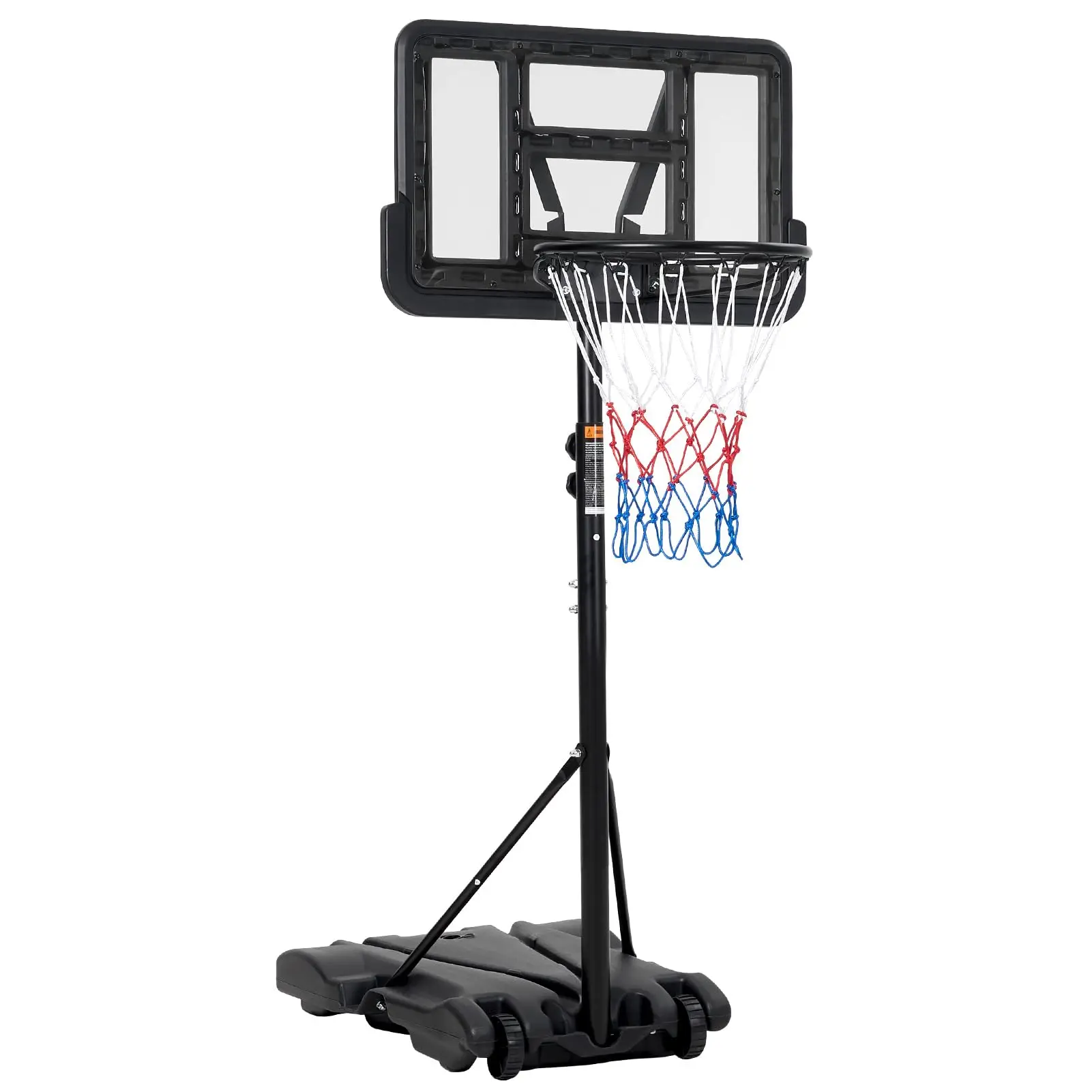 

Portable Basketball Hoop, 5-7FT Adjustable Kids Basketball Goal With PC Backboard & Fillable Base For Backyard Driveway Indoor