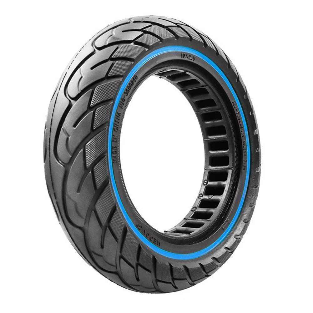 Practical Garden Indoor Solid Tyre Rubber Tyre 10x2.50 About 1200g Black Electric Scooters Rubber Solid For Electric Scooter