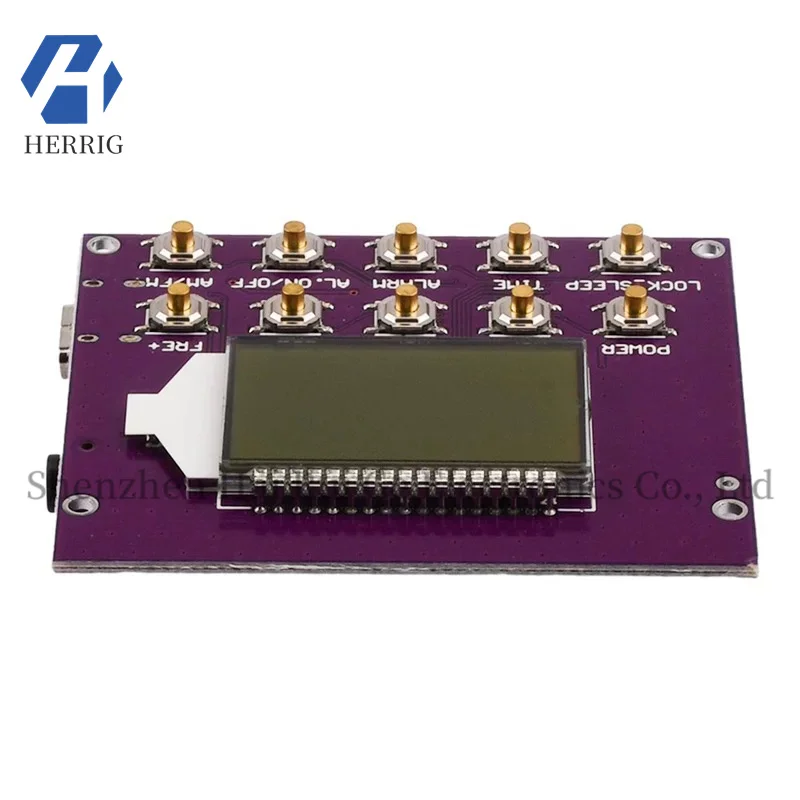 

87-108MHz FM amplitude modulation short wave medium wave FM full band electronic digital display clock control radio module