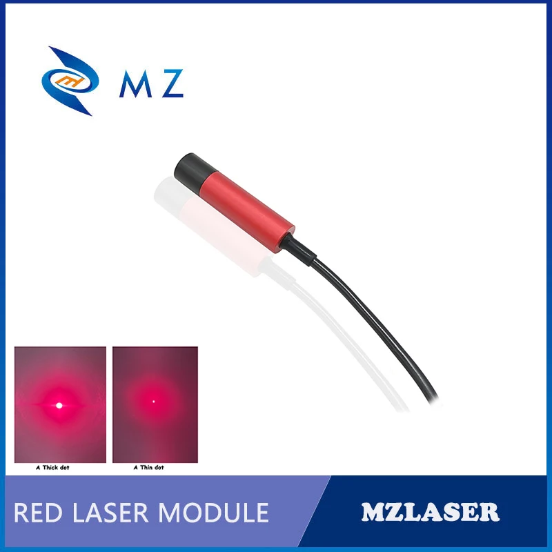 Laser Diode Module 650nm 30/50/80/100mW Adjustable Focusing Red Dot High Quality Industrial Grade