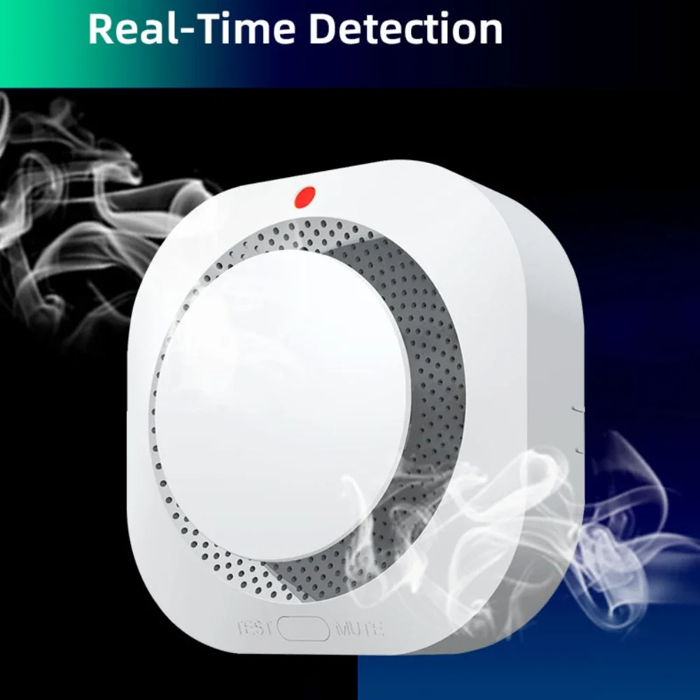 YUPA อิสระเครื่องตรวจจับควันเซ็นเซอร์ Fire Alarm System สําหรับ Home Office Security Smoke Alarm Fire Protection แบตเตอรี่ขับเคลื่อน