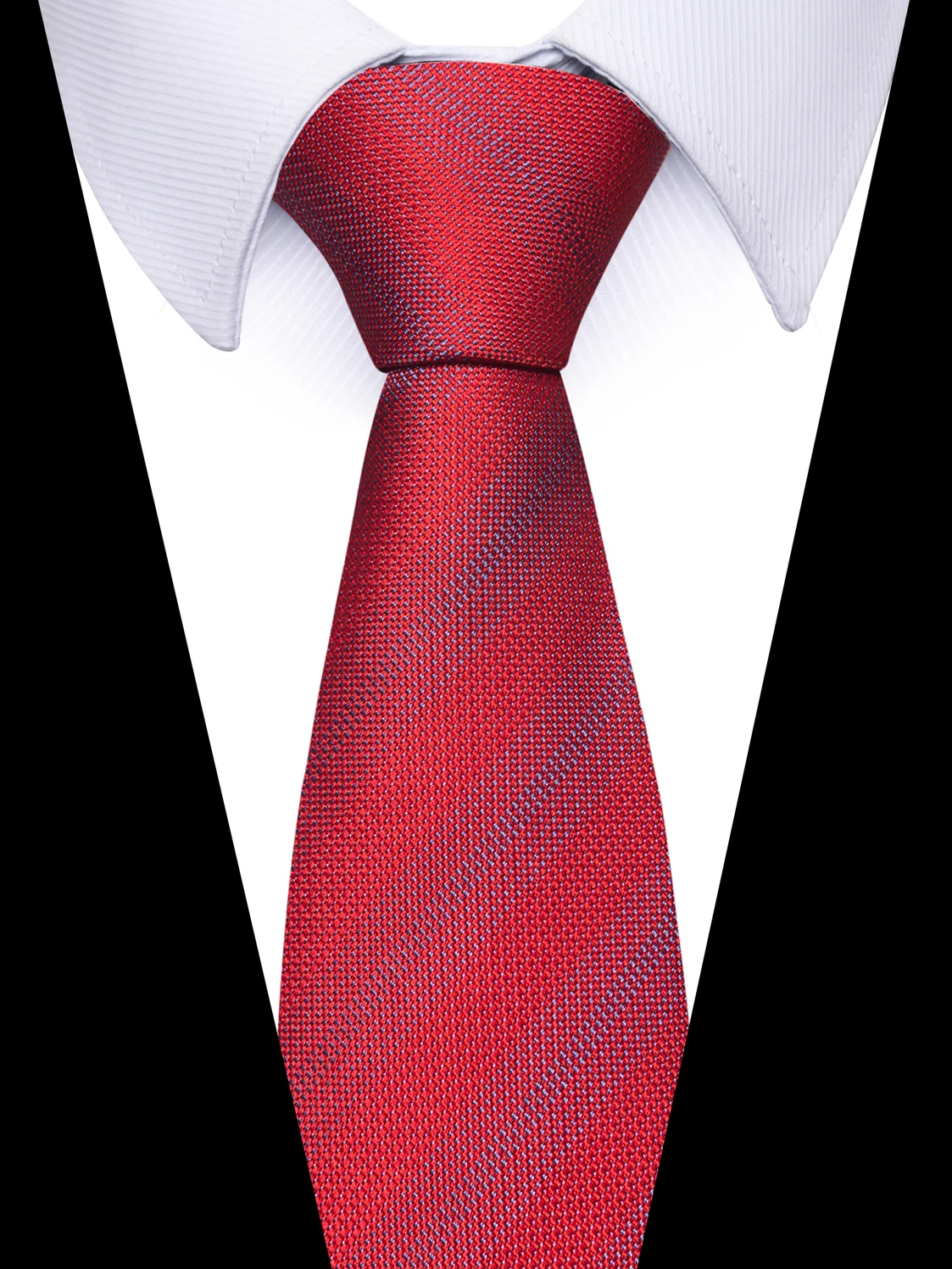 Corbata 100% de seda tejida para hombre, accesorios de boda, color azul, para el lugar de trabajo, 8 cm, venta al por mayor