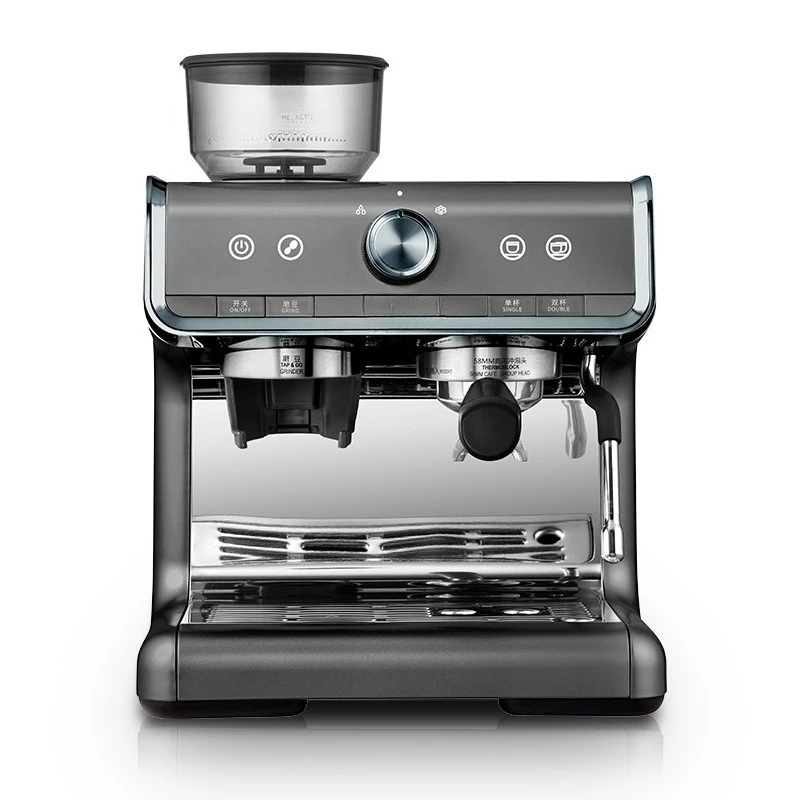 

Hot and cold semi-automatic coffee machine, milk foam grinding machine, Italian coffee retro style