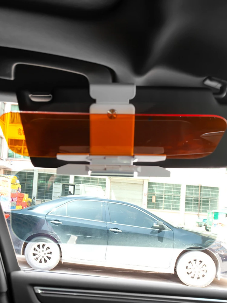 

Anti-Dazzle Polarized Sunshade Plate Adjustable Sun Blocker Fold Flip Down HD Anti Sunlight Dazzling Goggle Adjustable Sun Visor