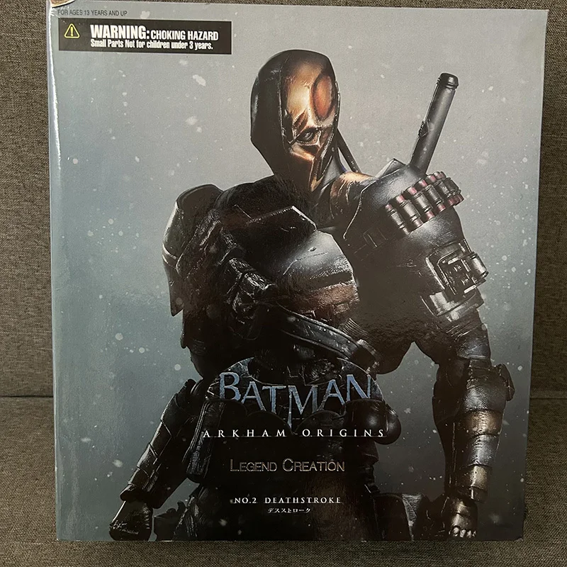 Play Arts Kai Deathstroke Action Figure Play Art 1/6e schaal karakter Batman Figuras Collectable Model Toys Verjaardagscadeautjes 24cm