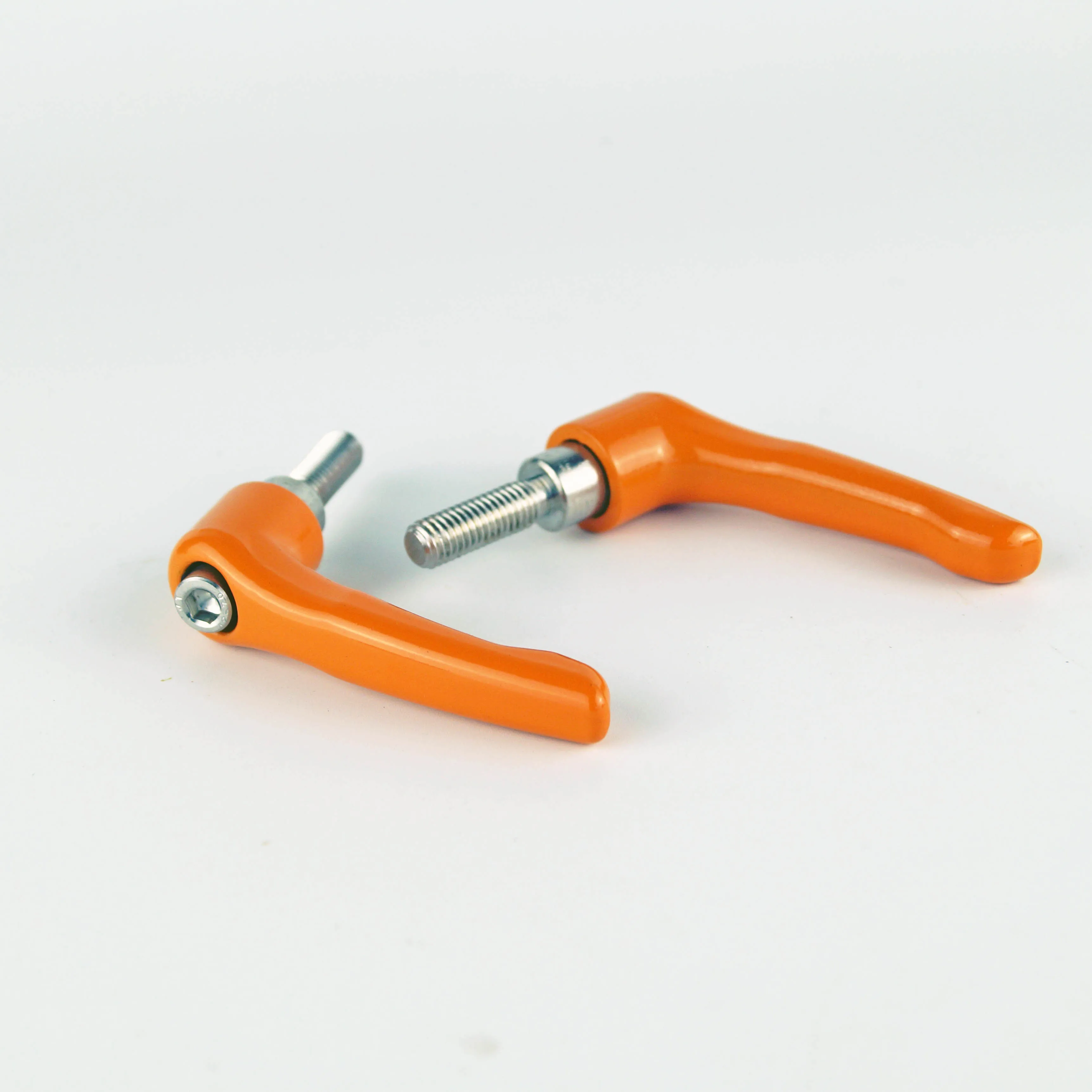 M8 Orange AISI304 Stainlesss Steel Clamping Handle Tension Levers ,Solid Adjustable Handle