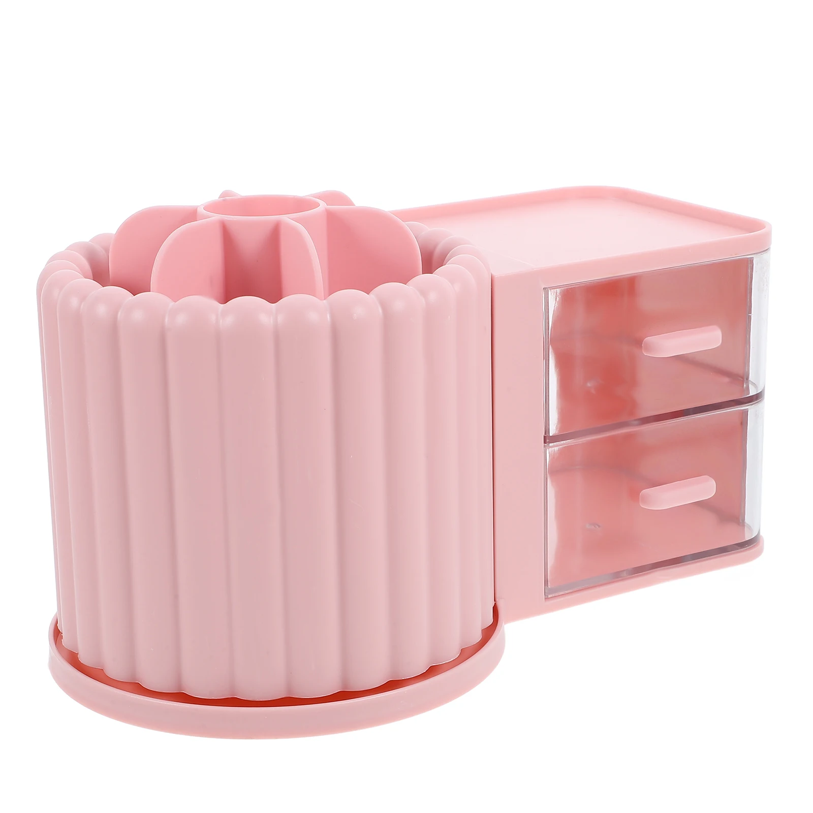 

Pen Storage Box Household Pencil Holder Desktop Makeup Organizer Convenient Cosmetics for Ring Multi-function