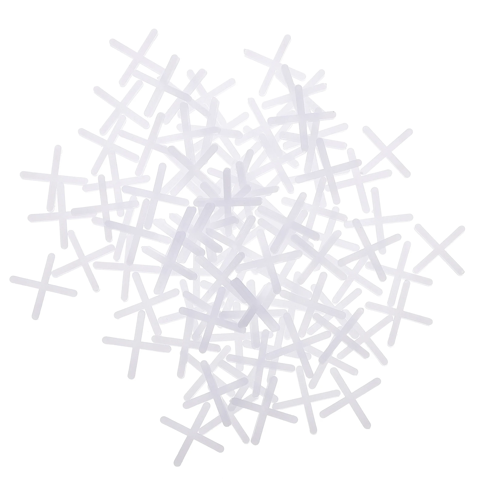 

10000 Pcs Tile Spacer Cross Shaped Ceramic Levelers Reusable Durable Improve Installation Speed Convenient Storage Construction