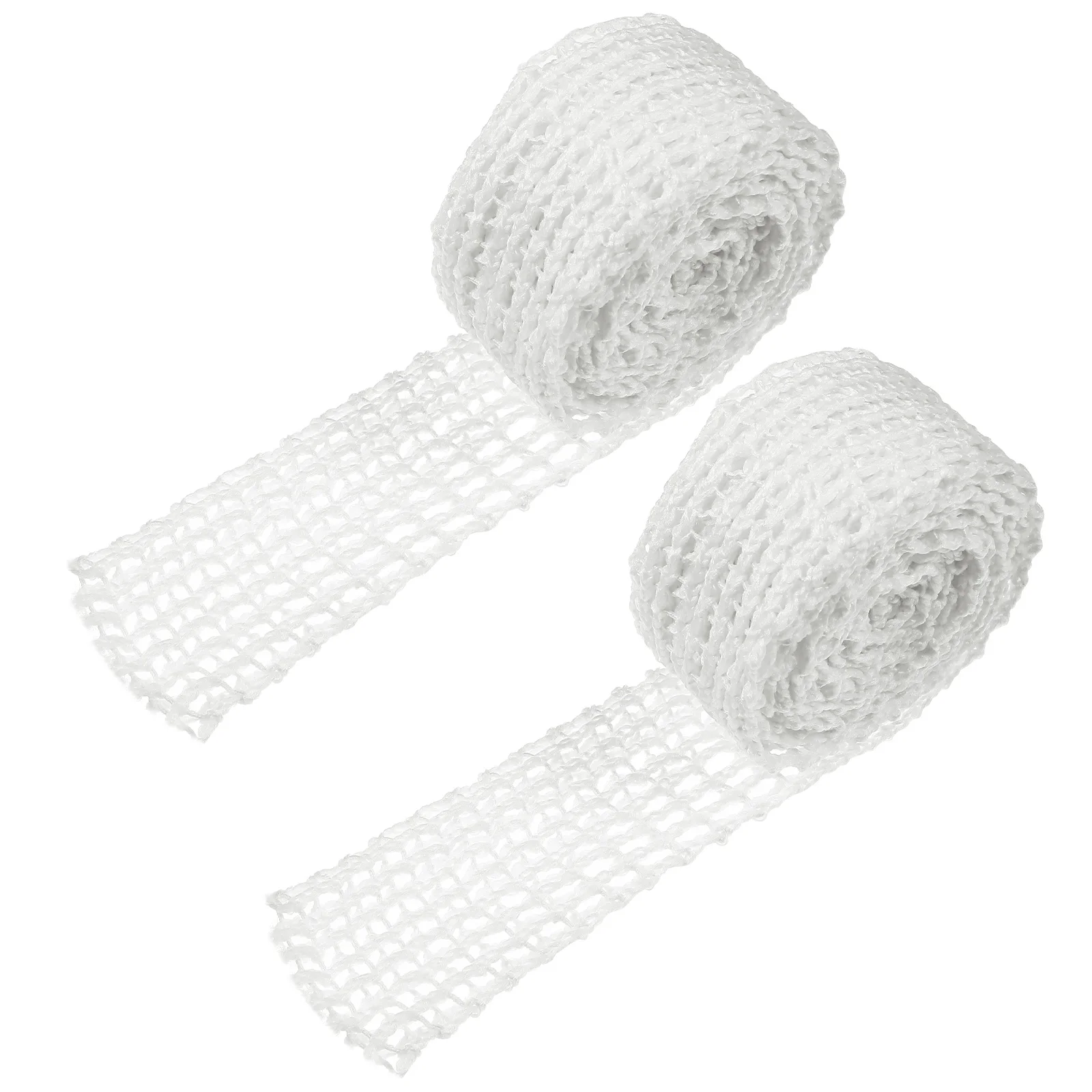 

2 Rolls Bleached Cotton Netting Char Siew Braided Rope Sausages Butchers Twine for Meat