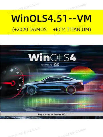 2022 최신 WinOLS 4.51 자동 ECU 칩 튜닝 소프트웨어 +2020 Damos + 플러그인이 포함된 ECM 티타늄 더 많은 기능