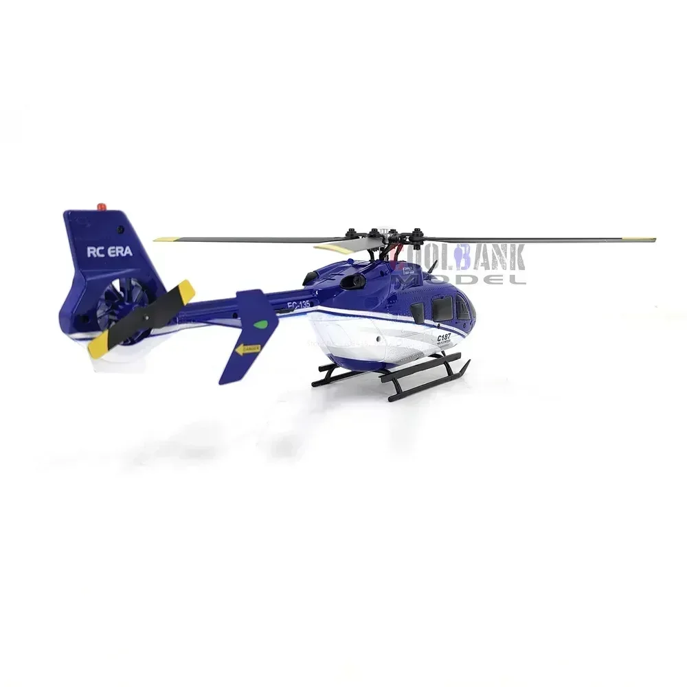 Aeronave de Controle Remoto com Única Lâmina, Aileron, Modelo Ec135, C187, Helicóptero, Brinquedo Grátis