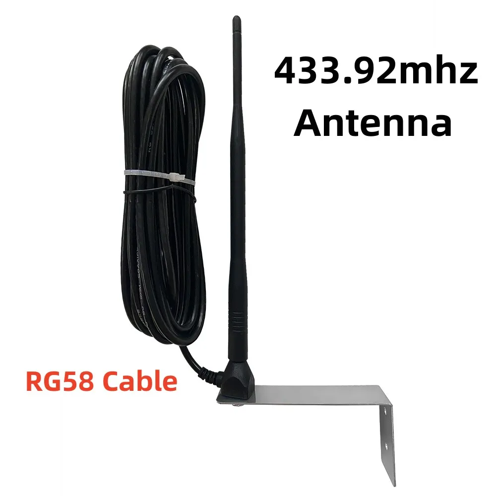 Imagem -03 - Antena Externa para Eletrodomésticos Gategarage Door Signal Antenna para Garage Remote 433.92mhz 433 Mhz