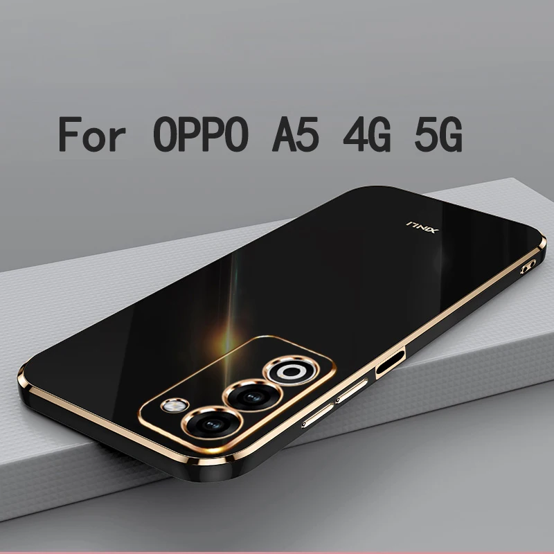 For Oppo A5 4G 5G Case Cover For Oppo A5 4G 5G High Quality Soft TPU Anti-fingerprint Camera Protection Case Cover