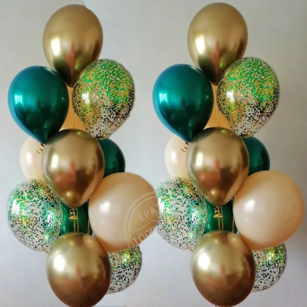 24pcs Black Chrome Gold Silver Latex Balloons Wedding Decoration Sequin Globos Baby Shower Birthday Party Decor Air Helium Balls