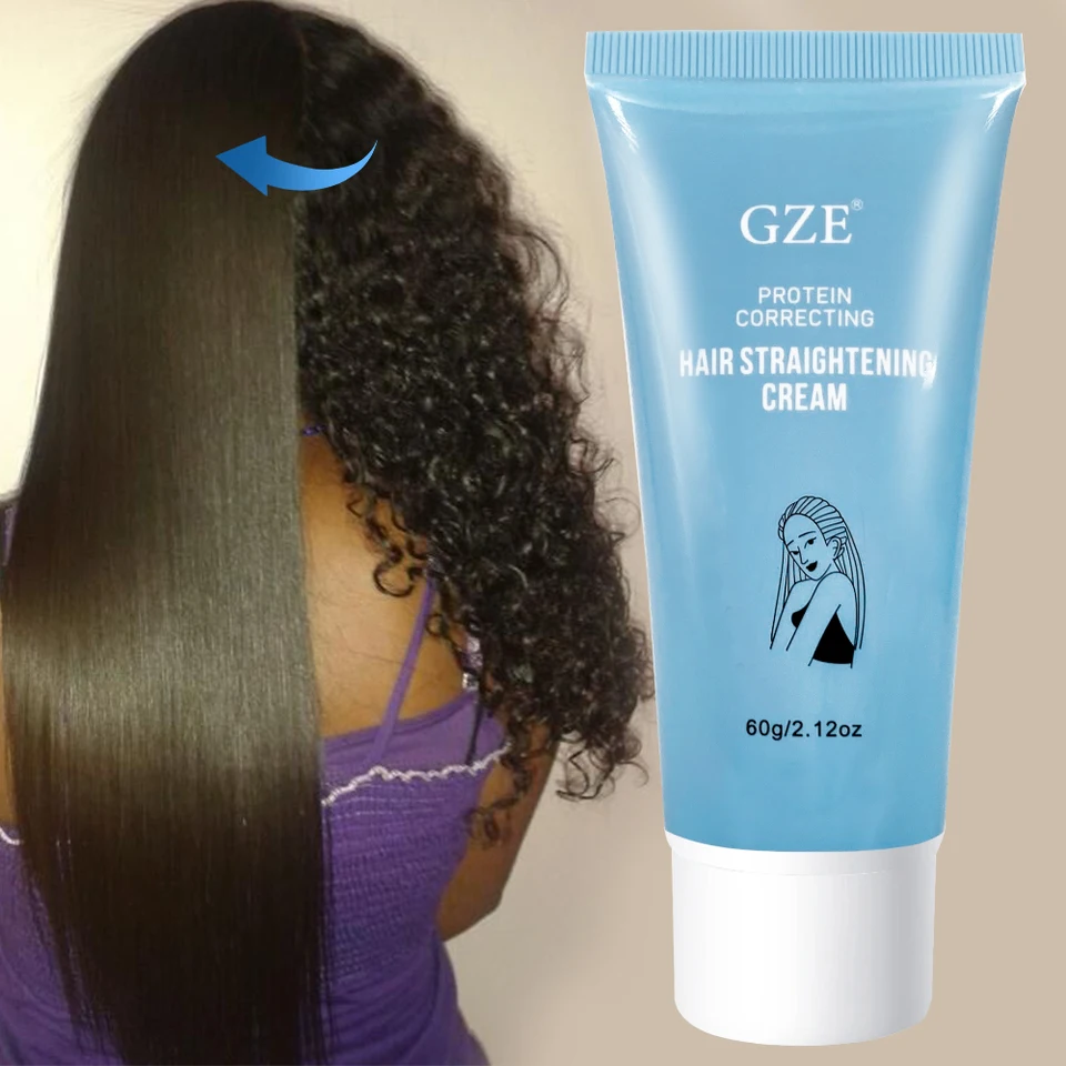 gze hair straightening cream without heat