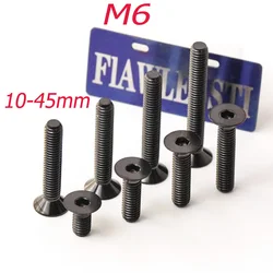 FLAWLESSTI M6×10-50 Countersunk Head Gr5 Titanium Bolts