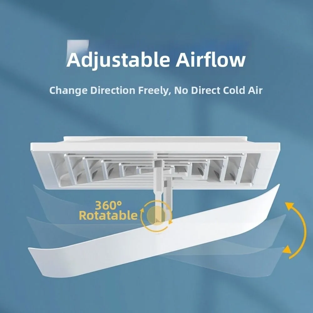 Durable 30/45cm Air Conditioner Deflector Adjustable Angle Anti Direct Blow Air Conditioner Baffle Wind Deflector