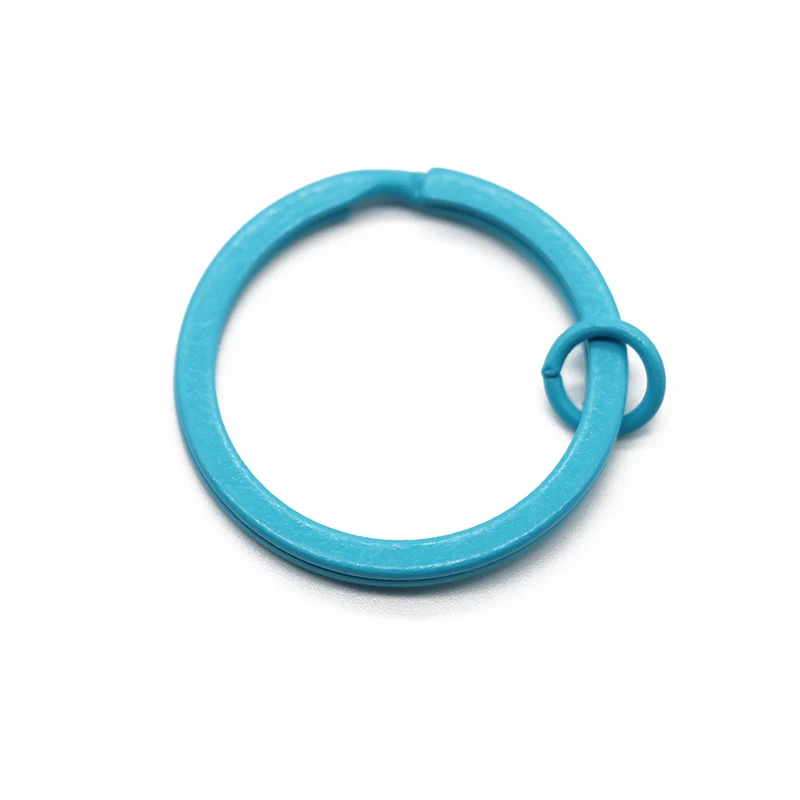 10PCS 30mm Multicolor Keyring Split Rings Key Ring For DIY Jewelry Making Sleutelhanger Key Rings Wholesale