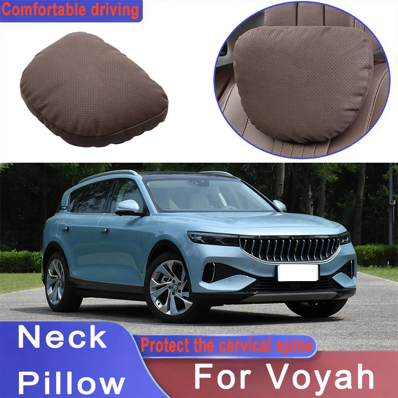

Car Headrest Neck Support Seat Lumbar Cushion Neck Pillow Auto Interior Accessories For Voyah FREE Dreamer PHEV Passion Courage