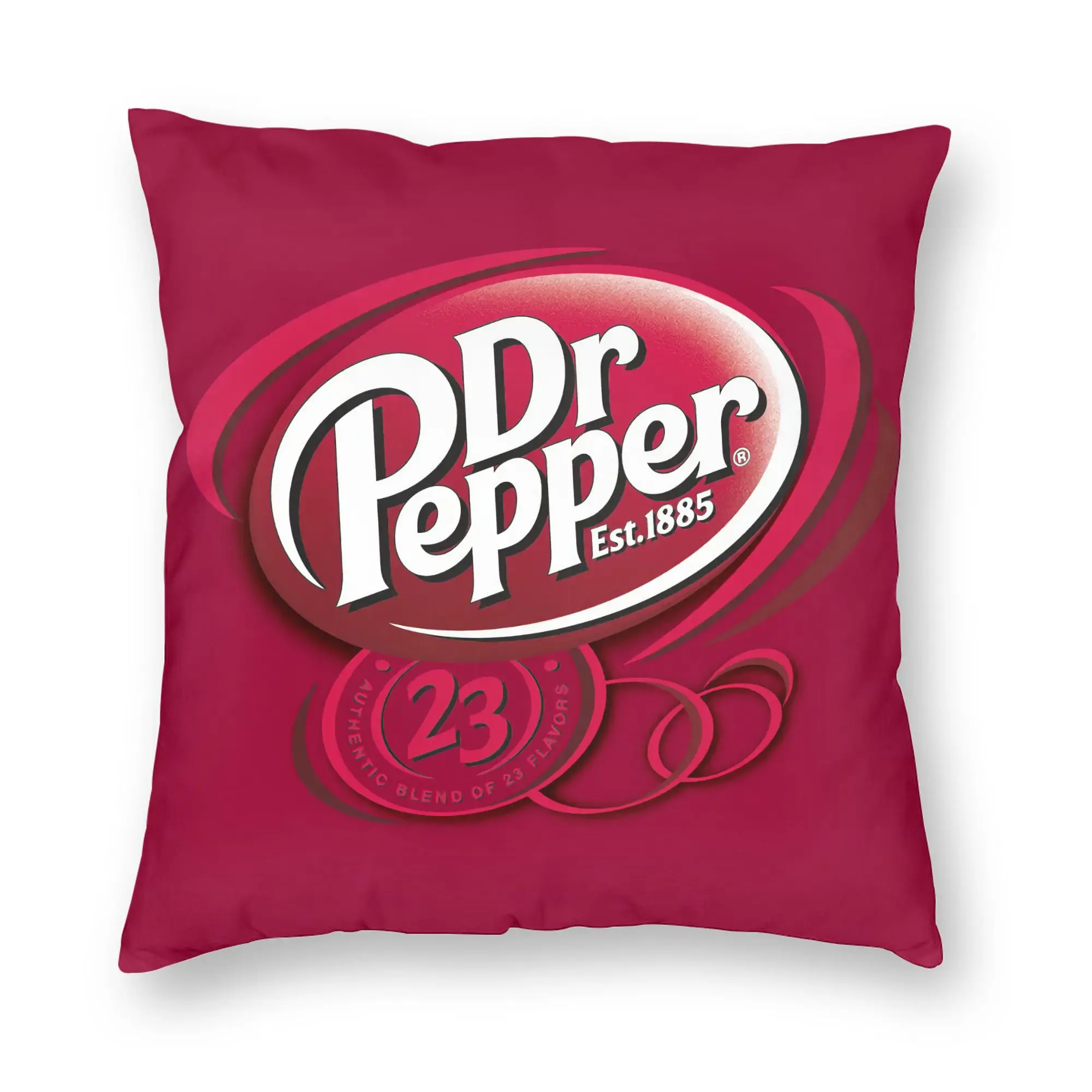 Fashion Unique Peppers Print Cushion Covers 45x45cm Velvet Vintage Dr. Soda Est Pillow for Car Square Pillowcase Decoration