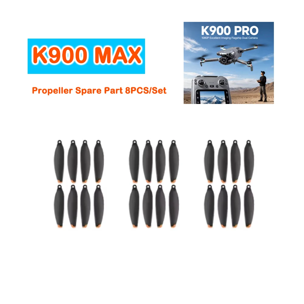 K900 MAX K900PRO Propeller Props CW CCW Wing Rotor Maple Leaf Spare Part for Screen Drone K900 RC Quadcopter Blade Accessory