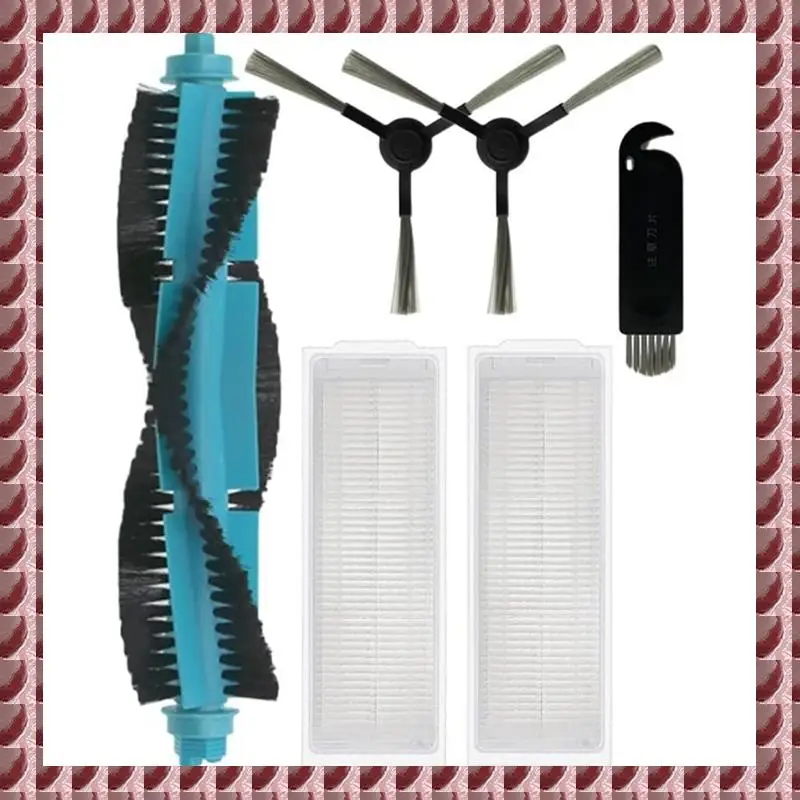 A95G For Proscenic M6 Pro Robot Vacuum Cleaner Main Side Brush Hepa Filter Parts Accessories 1Set