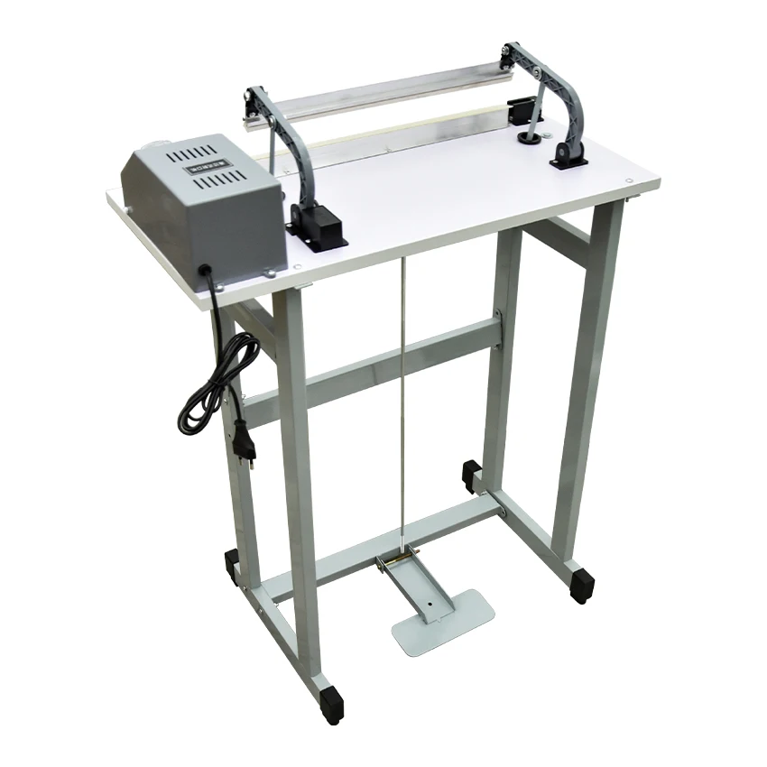 400 واط 3 مللي متر العرض 40 سنتيمتر طول دواسة القدم السدادة آلة الغذاء حزمة البلاستيك الكهربائية سريع الحرارة ختم آلة 220 فولت F-400