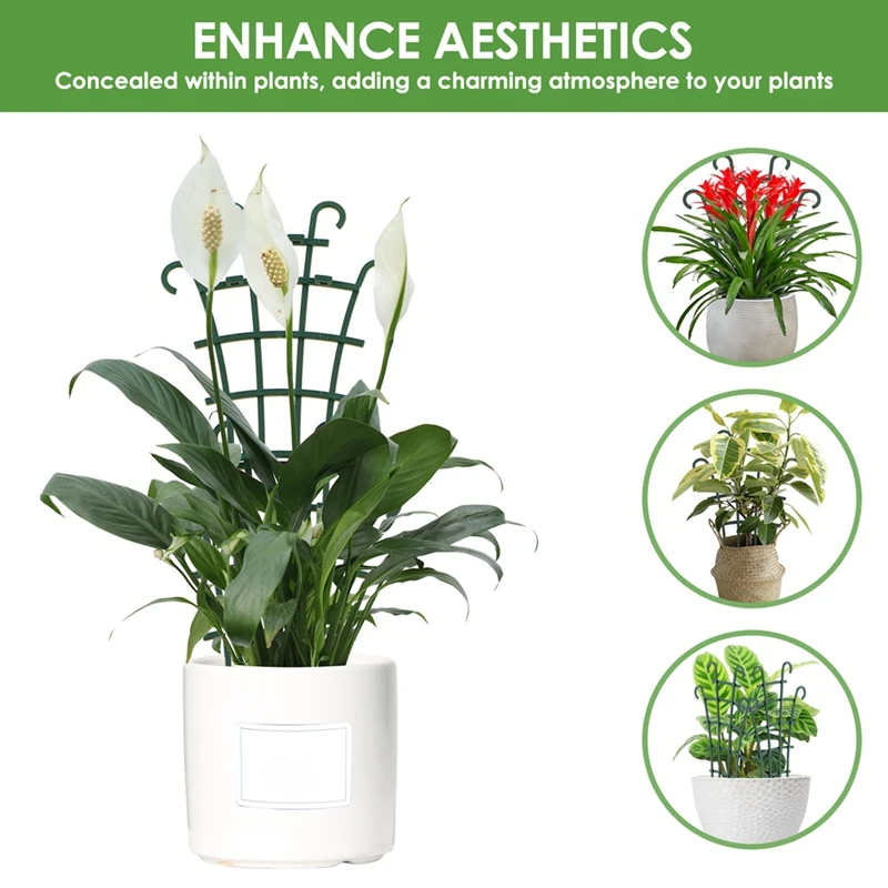 BAAG-حامل تسلق نباتات الحديقة، حامل خضروات بوعاء، أوتاد دعم الخضروات القابلة لإعادة الاستخدام، قفص بوتينغ للنباتات المزخرفة