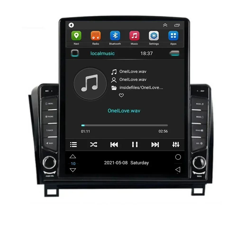 Per Tesla Stile 2Din Android13 Autoradio Per Toyota Tundra Sequoia 2 2007-2035 Lettore Video Multimediale GPS Stereo Carplay DSP