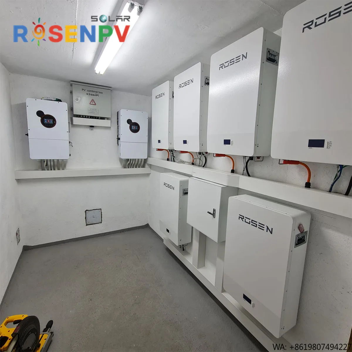 Complete 10kw 12kw Hybrid off Grid Solar Power System Residential Battery Storage System