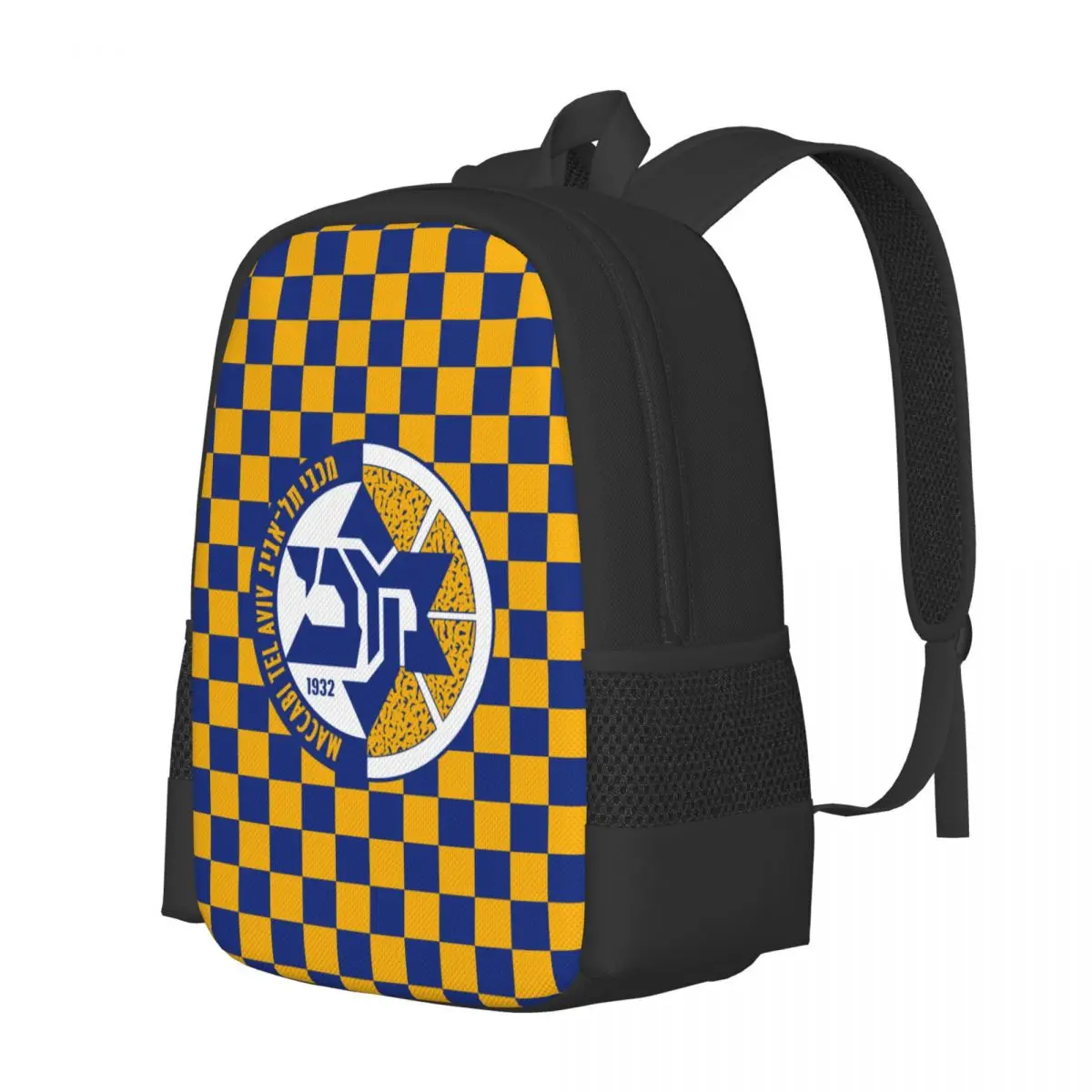 Israel Maccabi Tel Aviv Bc Travel Laptop Backpack Bookbag Casual Daypack College School Computer Bag for Women & Men