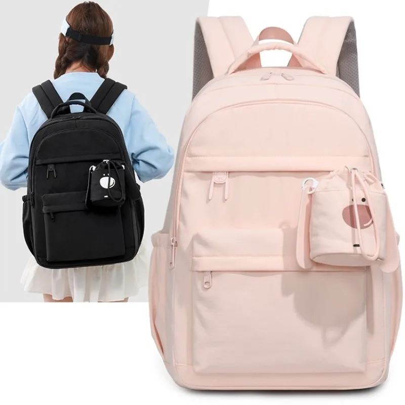 Trendy Vintage Diaper Bag Solid Color Leather Ladies Crossbody Purse Messenger Handbag For Women