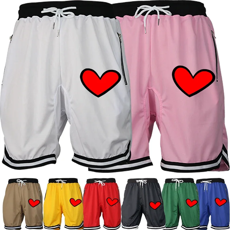

Anti-Sweat Basketball Shorts Men's Athletic Cut - Flat Lock Stitching & Mesh-Lined Waistband (Gym/Streetwear)