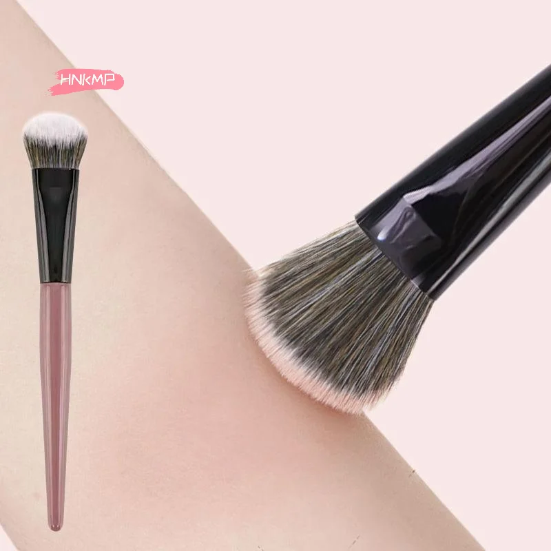 Pennello portatile per fard a setole morbide per guance - Strumento cosmetico da donna per fard in polvere per contorno viso Ideale per ragazze principianti