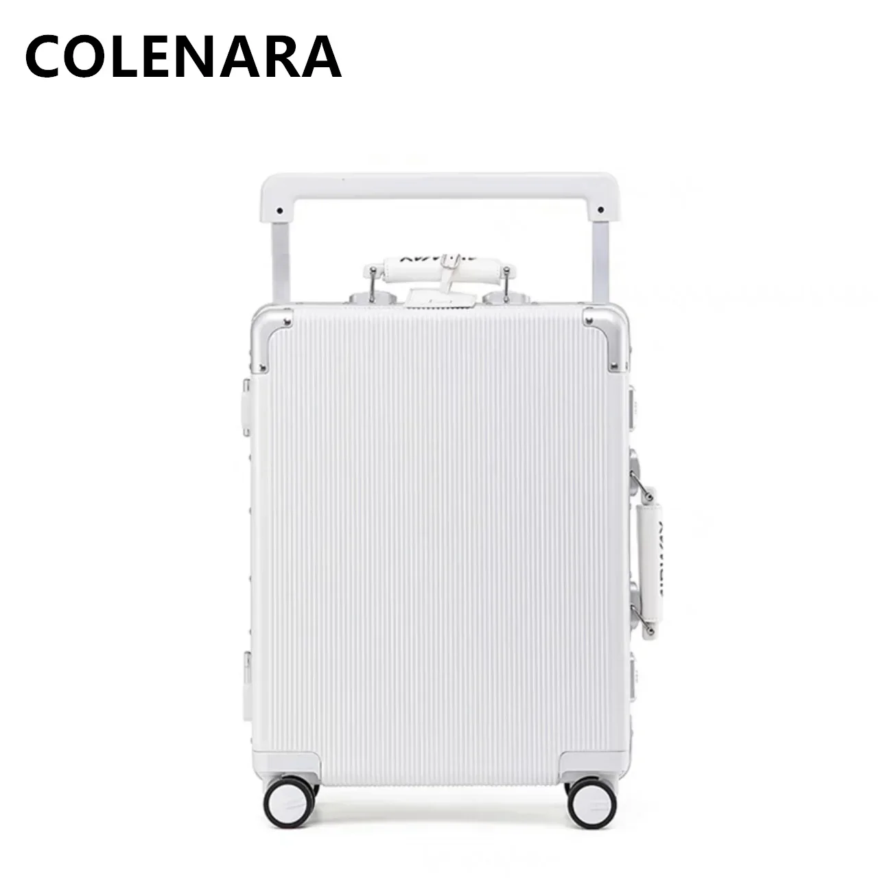 COLENARA-Equipaje de gran capacidad con marco de aluminio, Maleta Universal de cabina, PC, 20, 24, 26 y 28 pulgadas, nuevo