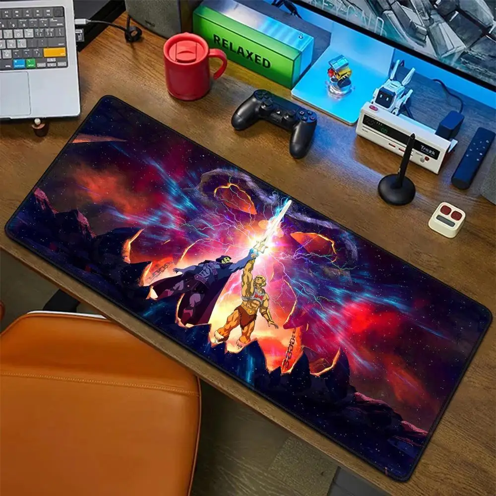

Коврик для мыши He Man Masters Of Universe, резиновый коврик для ноутбука Xxl, коврик для мыши, ноутбук, геймер, компьютерный стол, игровые аксессуары