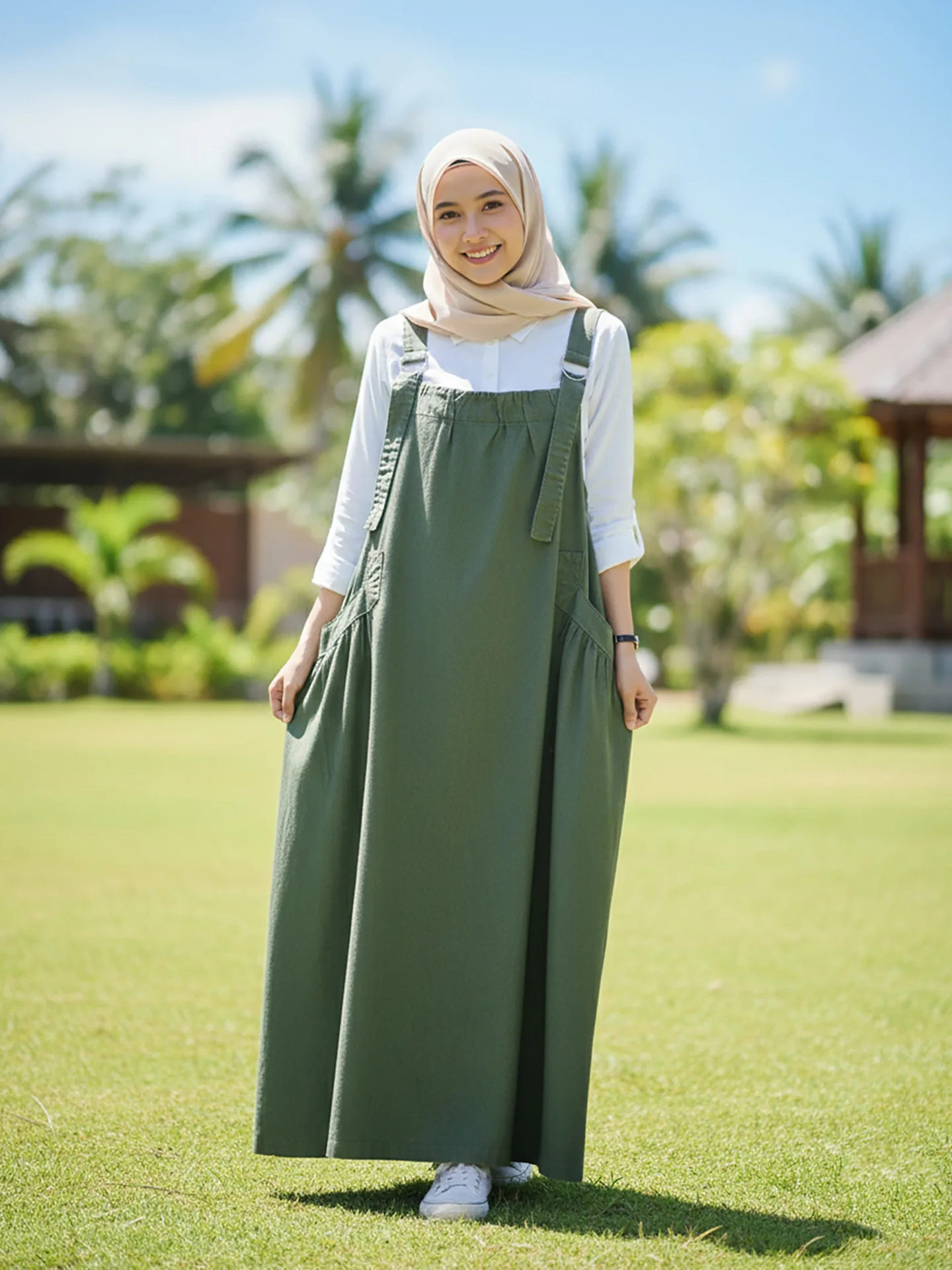 

New Women Wide Strap Dresses Denim Fashion Korean Style Loose Design College Leisure Summer Simple Sleeveless with Pocket Casual