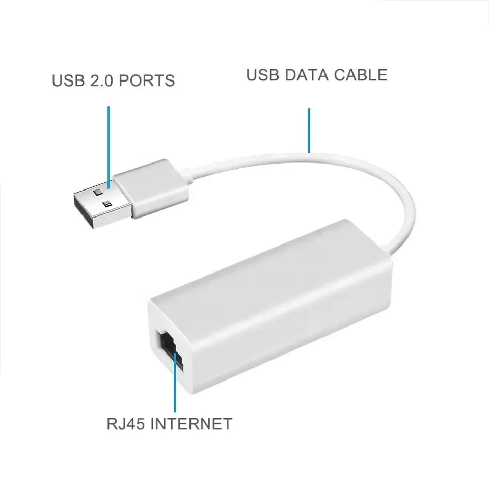 USB 2.0からrj45イーサネットネットワークアダプター、100mbps、デスクトップおよびラップトップおよびノートブック