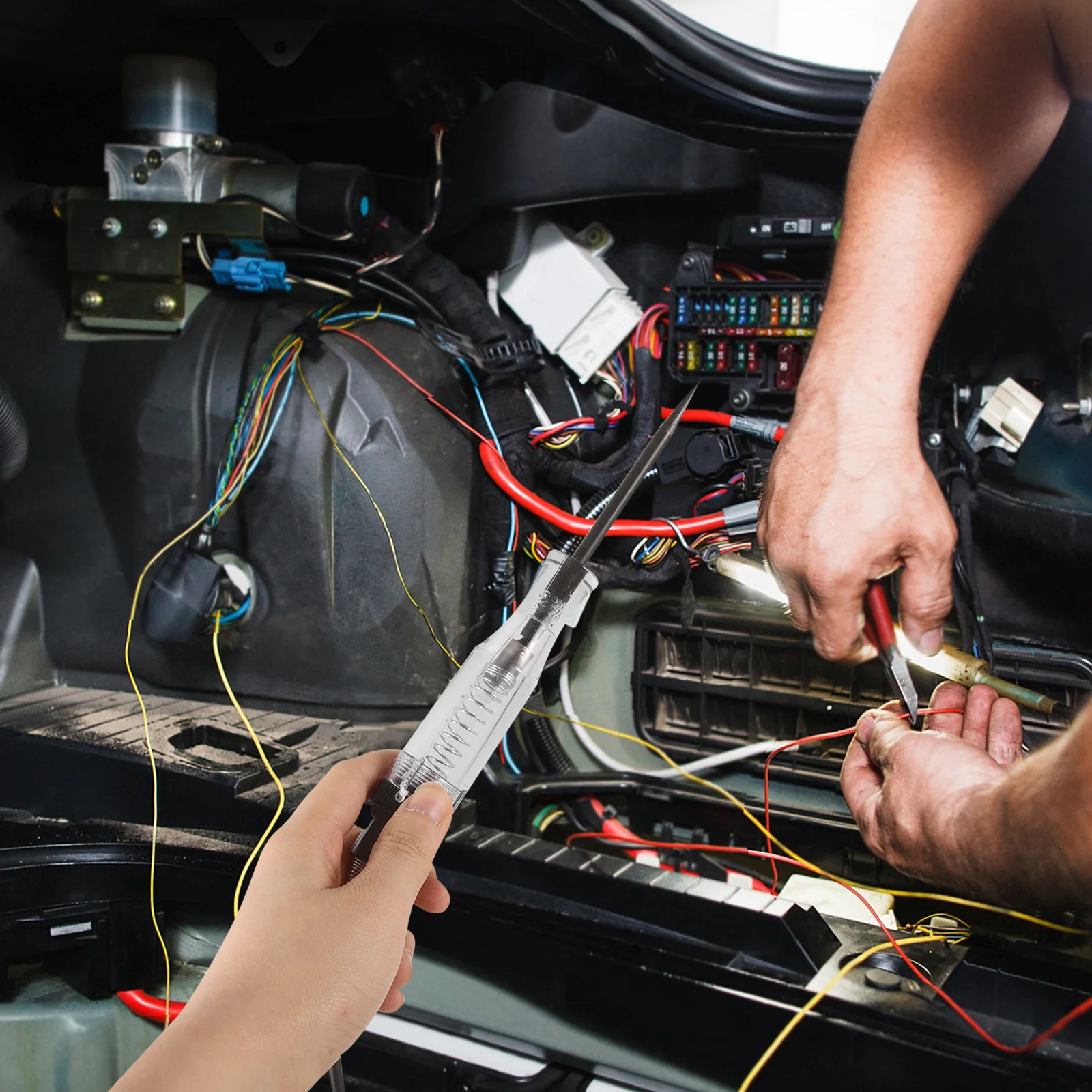 

Automotive Circuit Tester 12V 24V Professional Electrician Mechanics Tool for Automotive Circuit Fault Identification