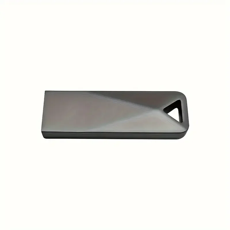 Free Custom Laser Engraving LOGO Silver and Grey Metal USB2.0 Flash Drive 4GB 8GB 16GB 32GB 64GB 128GB