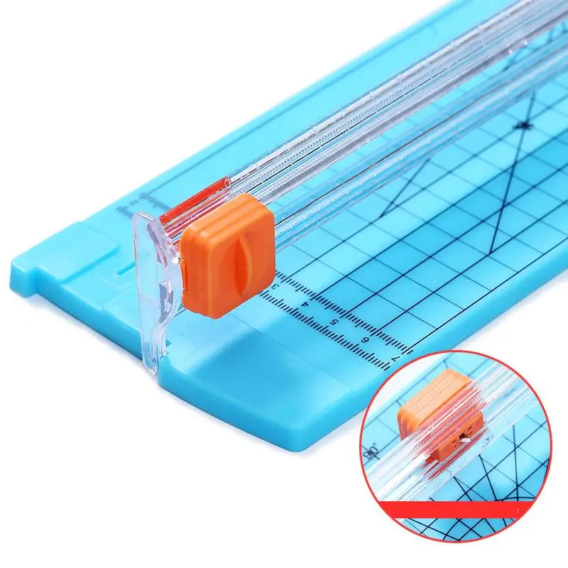 A4/A5 Paper Cutting Guillotine Paper Cutter with Pull-out Ruler for Photo Trimmers Scrapbook Lightweight Cutting Mat Machine