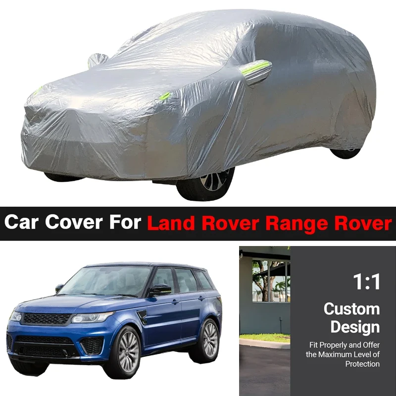 

Full Car Cover For Land Rover Range Rover Sport Velar SUV Sun Shade Anti-UV Rain Snow Resistant Cover Windproof