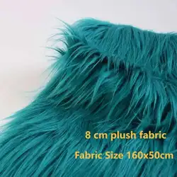 Flash Sale 160x50cm Fur Fabrics Soft Plush 100% polyester Approx 8cm Garment Sewing Fabrics Faux Plush Fabrics