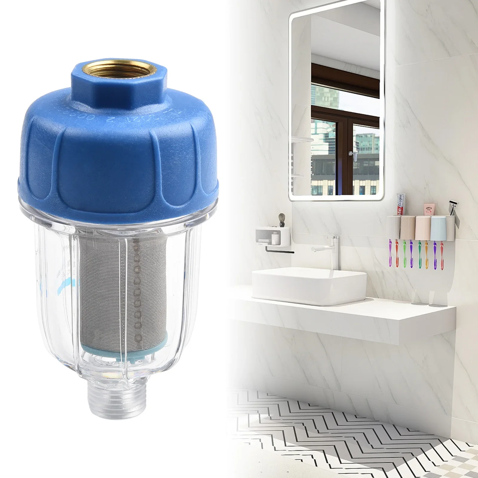 

Gas Electric Water Heater Pre-filter Washing Machine Faucets Water Purifier Stainless Steel Cartridges Shower Head Scale Filters