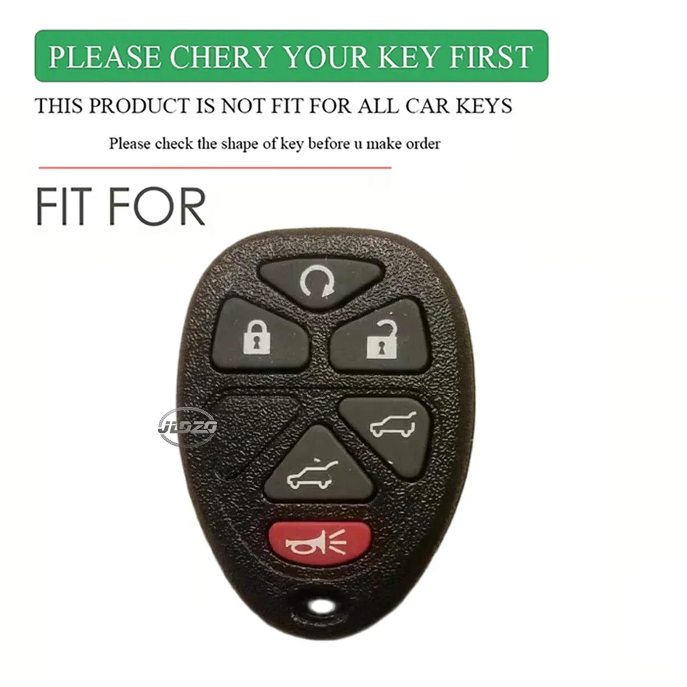 Silicone Remote Car Key Cover For Chevrolet Tahoe Suburban Gmc Yukon For Cadillac Escalade Car Key Case Protector Accessories