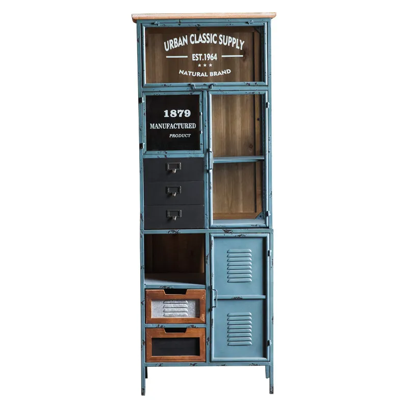 

American retro chest cabinet living room industrial wind storage cabinet