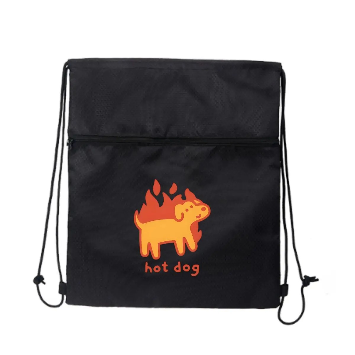 

Модная черная повседневная сумка на шнурке для хот-догов вмещает кошелек для телефона и многое другое